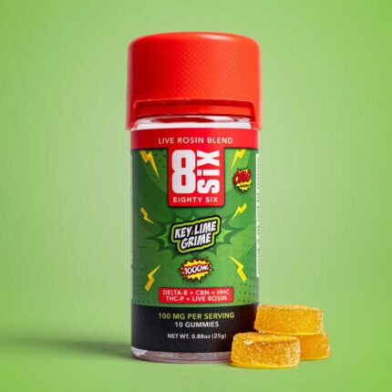 Key Lime Live Rosin Gummies 1000mg - Houston Cannabis